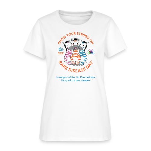 Show Your Stripes for Rare Disease Day - Women's T-Shirt