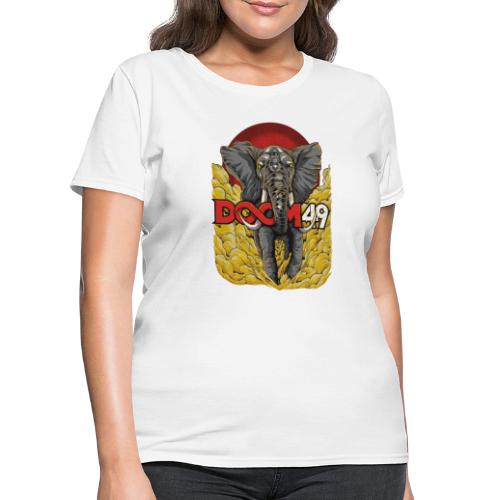 Yellow Smoke Elephant by DooM49 - Women's T-Shirt