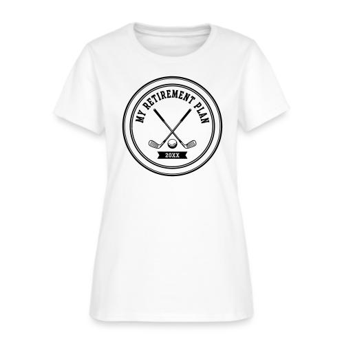 My Retirement Plan - Vintage Golf Gift Tee - Women's T-Shirt
