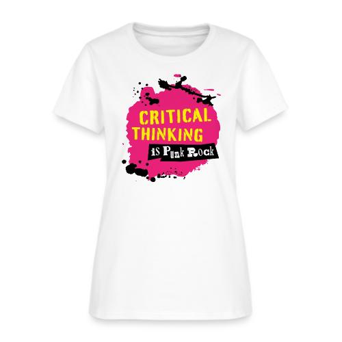 Critical Thinking is Punk Rock - Women's T-Shirt