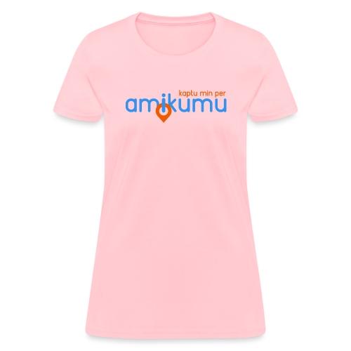 Kaptu min per Amikumu Blua - Women's T-Shirt