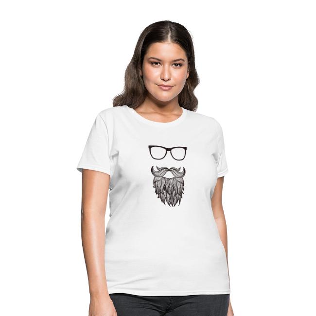 Glasses and Beard Tshirt