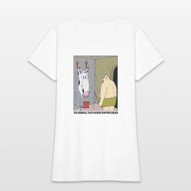 chamiさん whip cream shirt Whipped Cream T-Shirt — Porterhouse Fine Art Editions