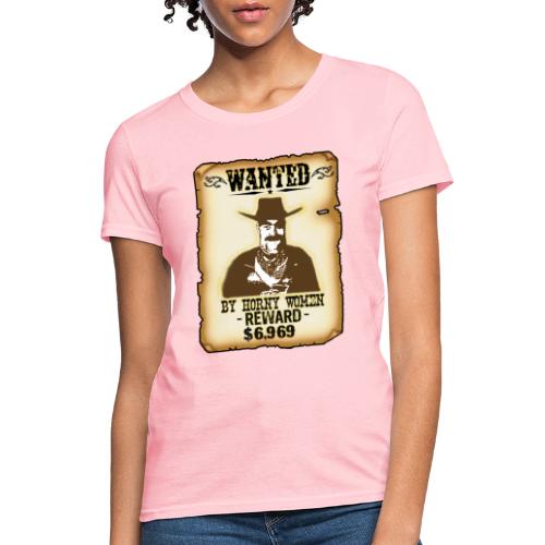 Cowboy Ox-Mad Wanted Poster! - Women's T-Shirt