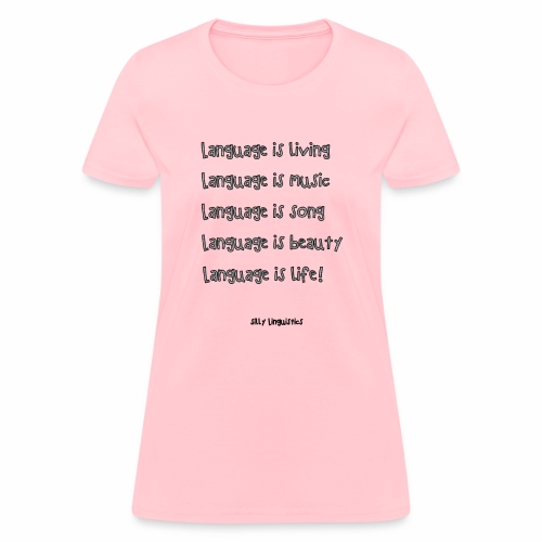 language poem - Women's T-Shirt