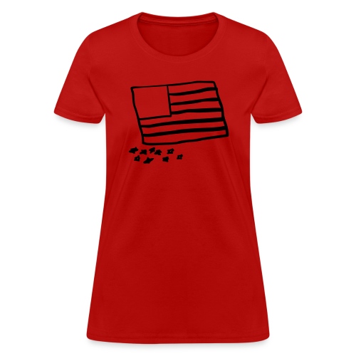 whiteonblackflag - Women's T-Shirt