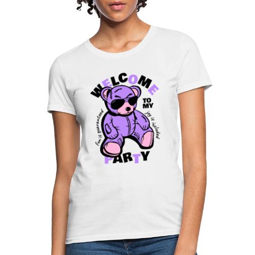 party fun bear - Women's T-Shirt