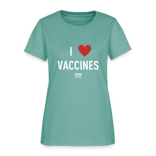 I heart vaccines Immunize Colorado Logo 1 - Women's T-Shirt