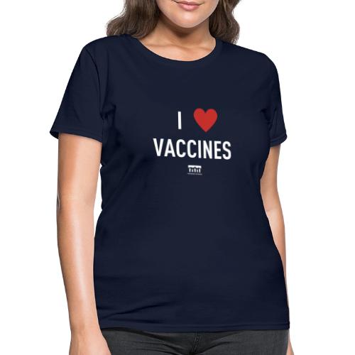 I heart vaccines Immunize Colorado Logo 1 - Women's T-Shirt