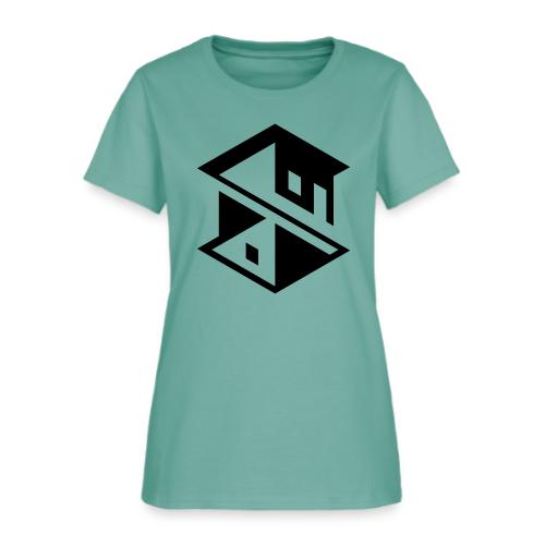 Unreal Estate Records Logo Black - Women's T-Shirt