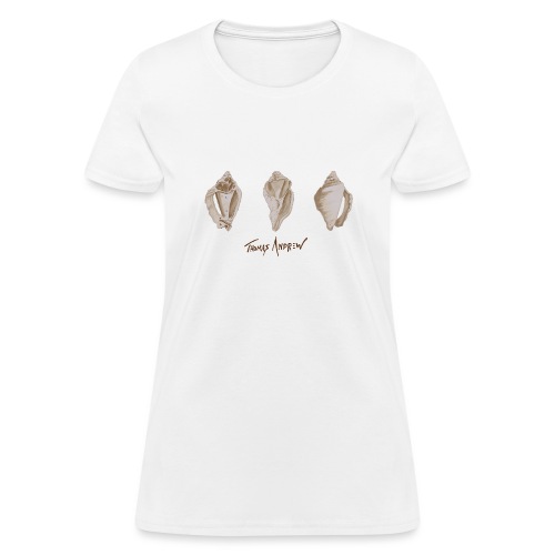 Shells 3 in a row with signature - Women's T-Shirt