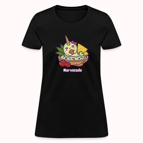 Narvocado - Funny Avocado Narwhal With Cute Seed - Women's T-Shirt