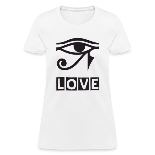 EYE LOVE DSGN TRNSP - Women's T-Shirt