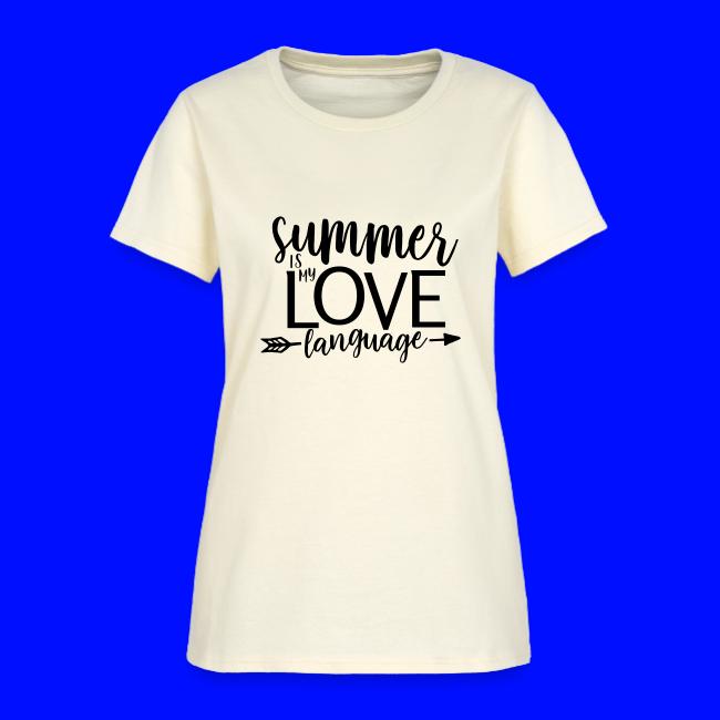 Summer Is My Love Language Teacher T-Shirts