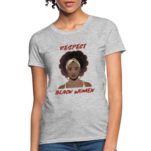 Respect Black Women - Women's T-Shirt
