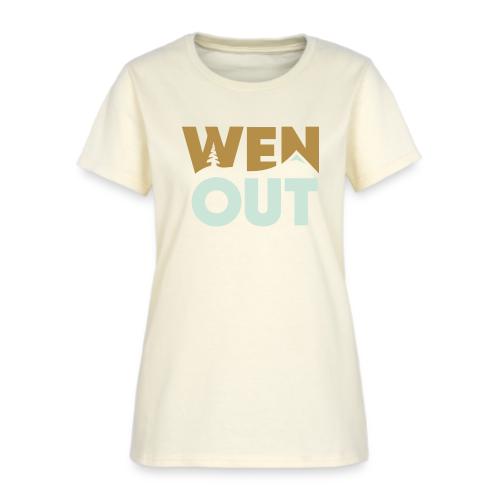 WenOut Logo (light) - Women's T-Shirt