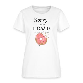Donut crumbs - Women's T-Shirt - white - Front