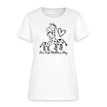 My First Mother's Day I Teeshirt for Mom I - Women's T-Shirt - white - Front