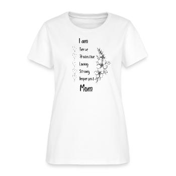The Perfectly Imperfect Mom Teeshirt - Women's T-Shirt - white - Front