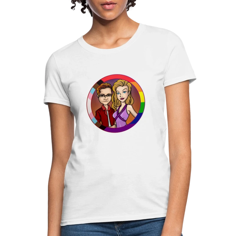 rununtilyoufly Pride Collection - Cory & Kloe - Women's T-Shirt