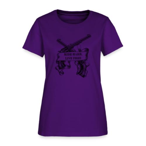 Ride Hard Live Free - Women's T-Shirt