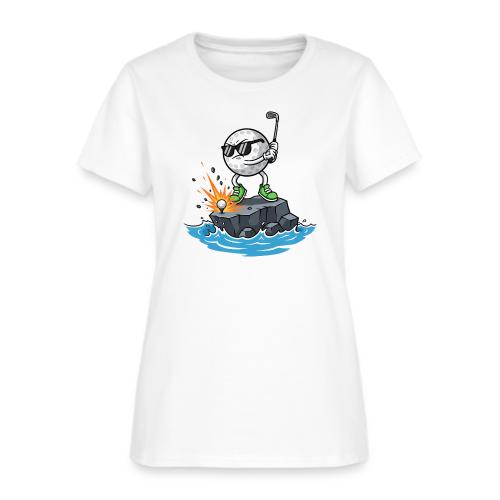 Play It As It Lies Bad Golfer Quote Cotton - Women's T-Shirt
