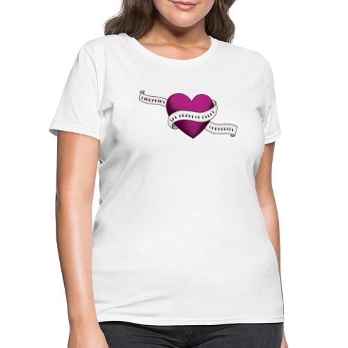PLA Libraries - the Heart of Every Community - Women's T-Shirt
