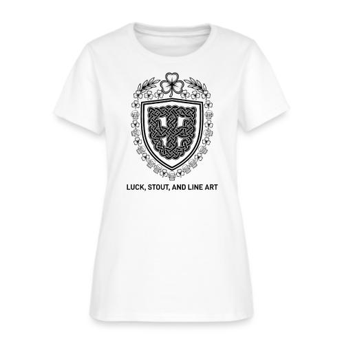 Celtic Knot T-Shirt, Symmetrical Shield - Women's T-Shirt