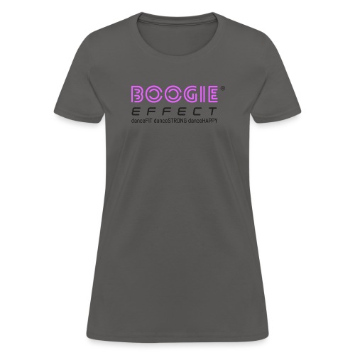 boogie effect fit strong happy logo black - Women's T-Shirt