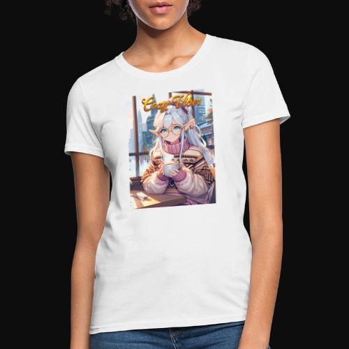 Cozy Cafe Vibes - Women's T-Shirt