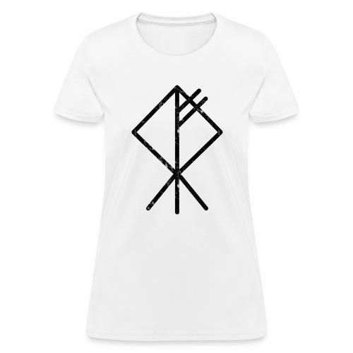 Wolf Viking Rune Symbol for Fenrir Fenriswolf Fans - Women's T-Shirt