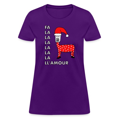 Christmas llama. - Women's T-Shirt