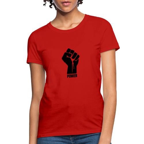 Black Power Fist - Women's T-Shirt