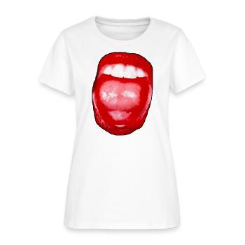 Beautiful mouth - Women's T-Shirt - white - Front