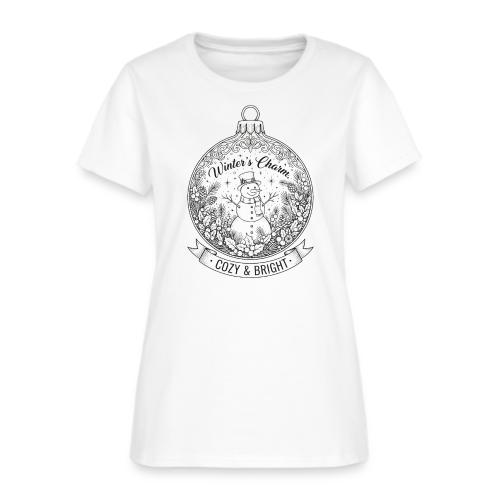Festive Snowman T-Shirt - Women's T-Shirt