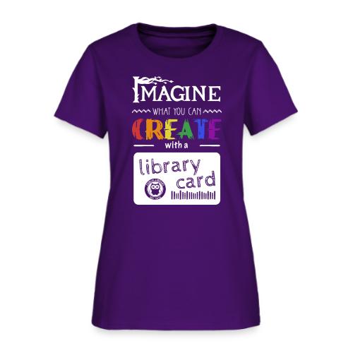 Library Card Sign-up Month - CREATE - Women's T-Shirt
