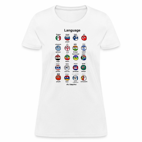 Languages of the world - Women's T-Shirt
