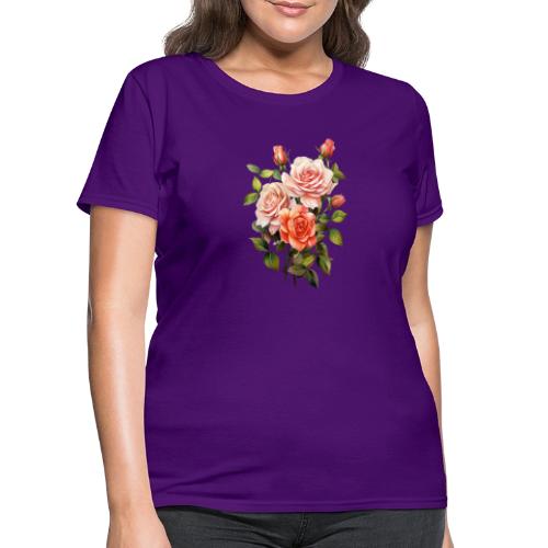Pink Roses - Women's T-Shirt