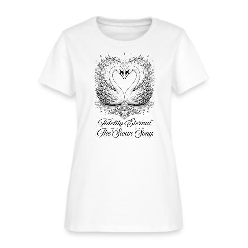 Poetic Swan T-Shirt - Women's T-Shirt