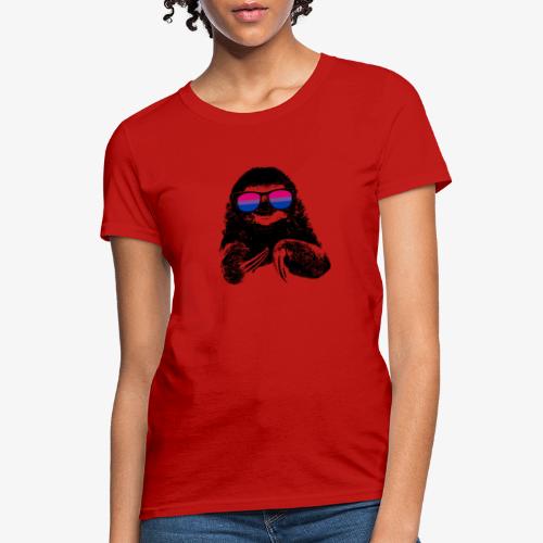 Pride Sloth Bisexual Flag Sunglasses - Women's T-Shirt