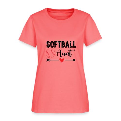 Softball Aunt - Women's T-Shirt