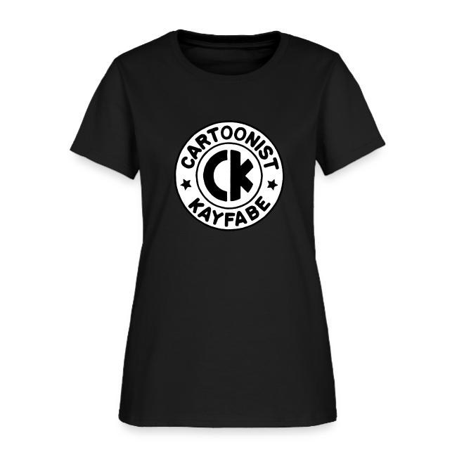 Cartoonist Kayfabe EC logo Black letters on White
