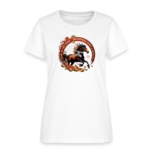 Year of the Horse Fiery Spirit T Shirt, Lunar New - Women's T-Shirt