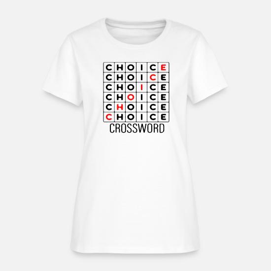crossword clue T-Shirt Women's T-Shirt