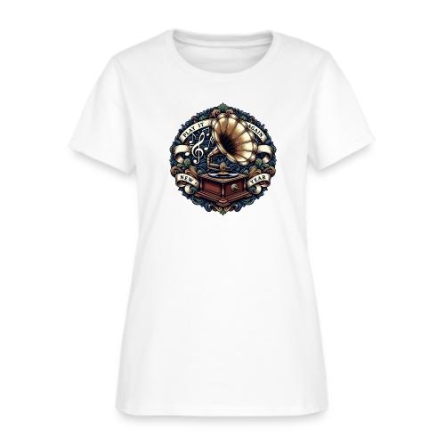 Ornate Phonograph T-Shirt - Women's T-Shirt