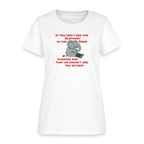 Elephant in the Room Meme - Women's T-Shirt