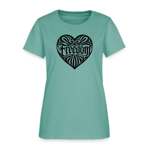 FREEDOM in Heart - Women's T-Shirt