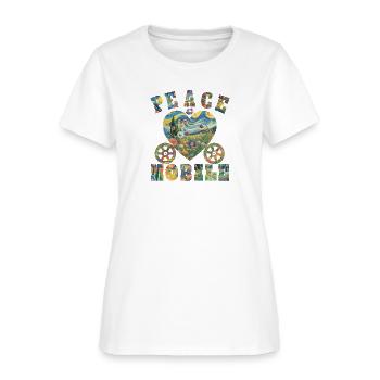 Peace Mobile - Women's T-Shirt - white - Front