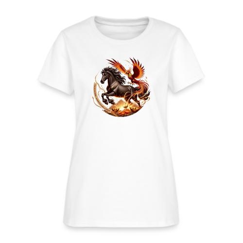 Year of the Horse Phoenix T Shirt, Lunar NY Gift - Women's T-Shirt