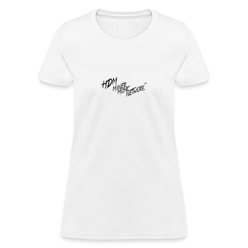 HDM Miner Music Network T-Shirt White - Women's T-Shirt